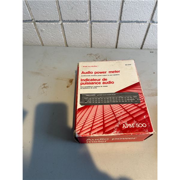 Realistic, audio power, meter