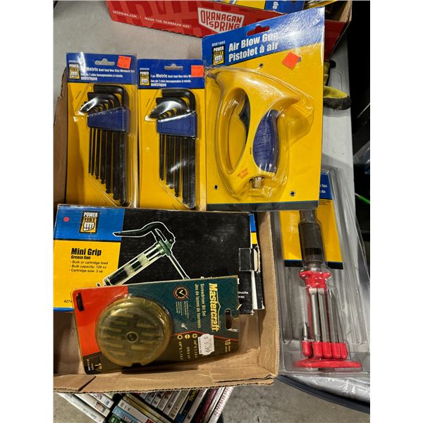 Assorted tools