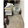 Image 1 : Assorted storage and organizing bins