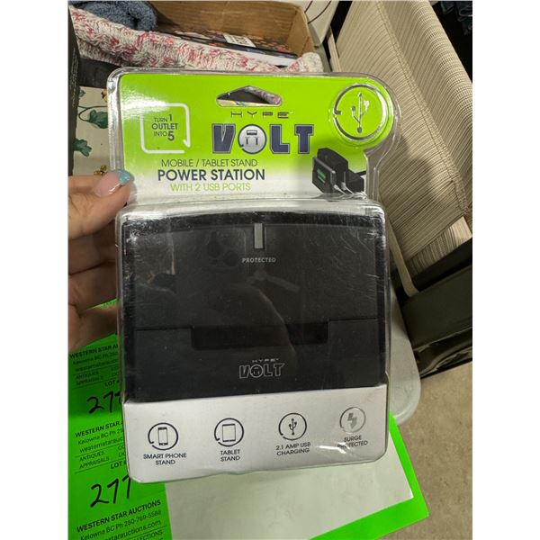 Volt, mobile tablet stand power station