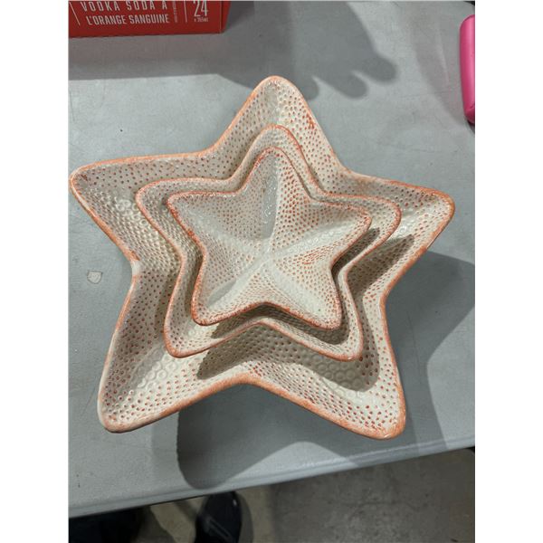 Starfish serving dishes