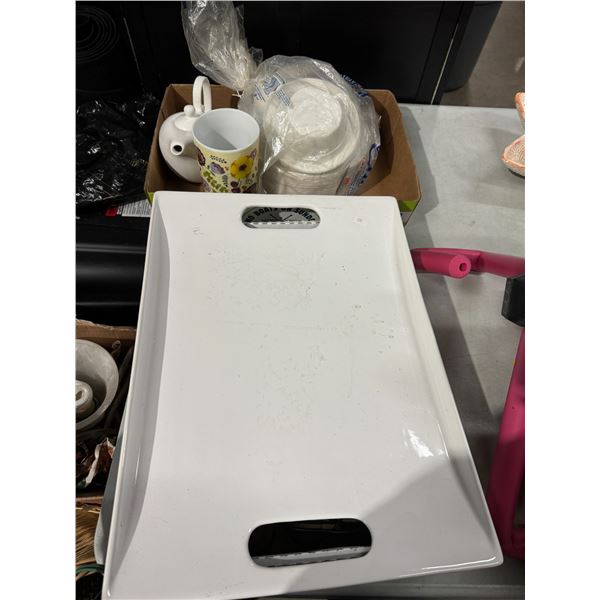 Disposable plates mug, and other