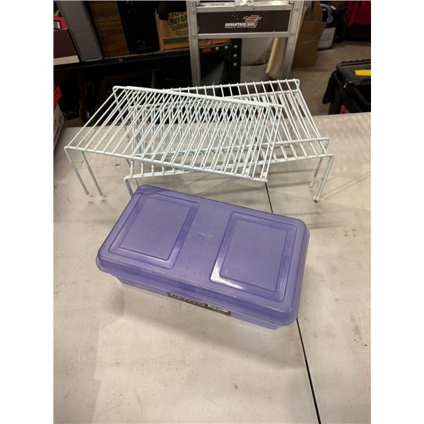 Storage container and stands