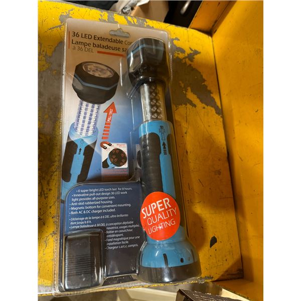 LED extendable cordless work light