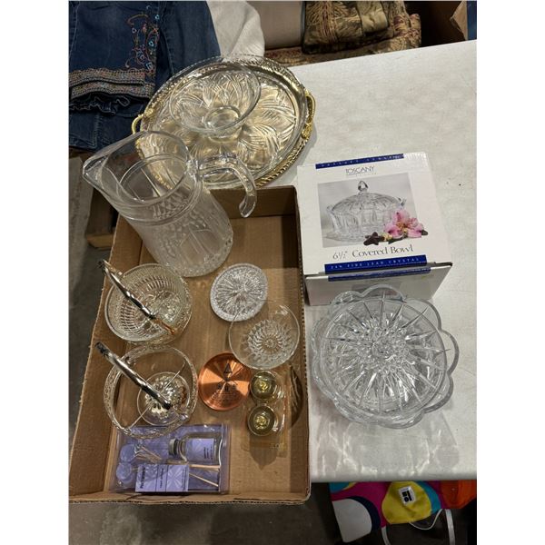 serving dishes, covered bowl pitcher etc