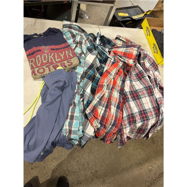 Assorted clothing medium extra large