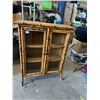Image 1 : Bamboo display cabinet 33" x 13" x 42 1/2" tall tall
