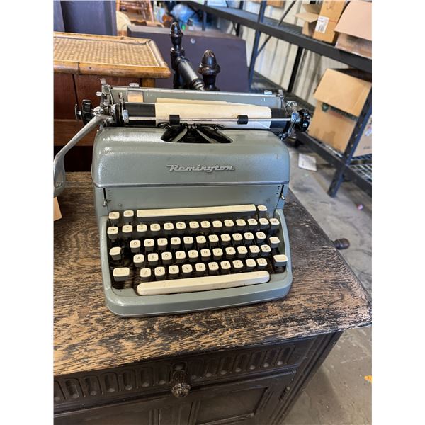 Remington typewriter