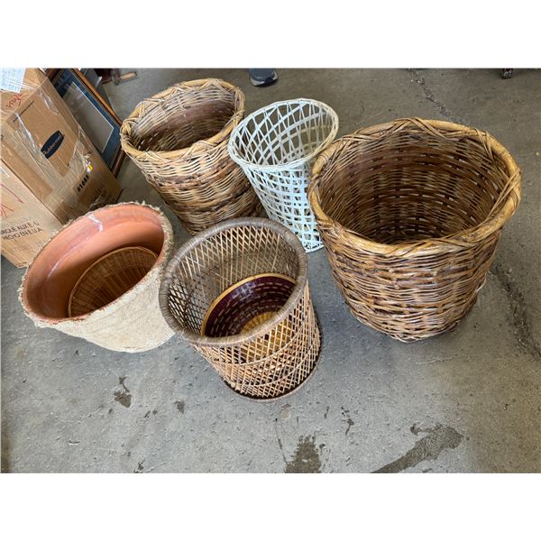 Assorted baskets
