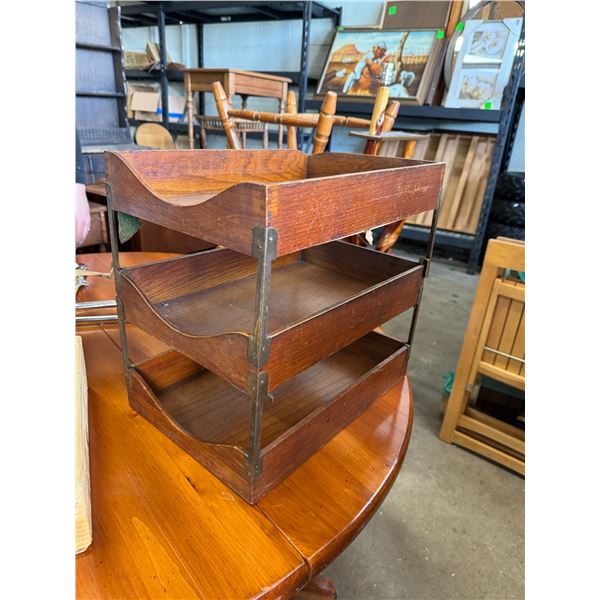 Antique office organizer