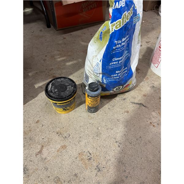 Tile  Motar and other