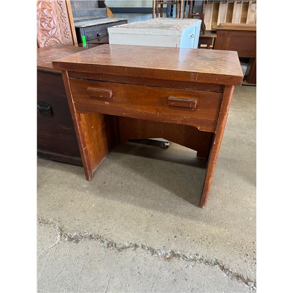 Solid wood desk