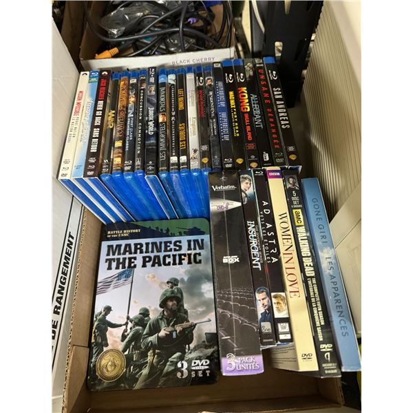 Blu-ray and DVDs