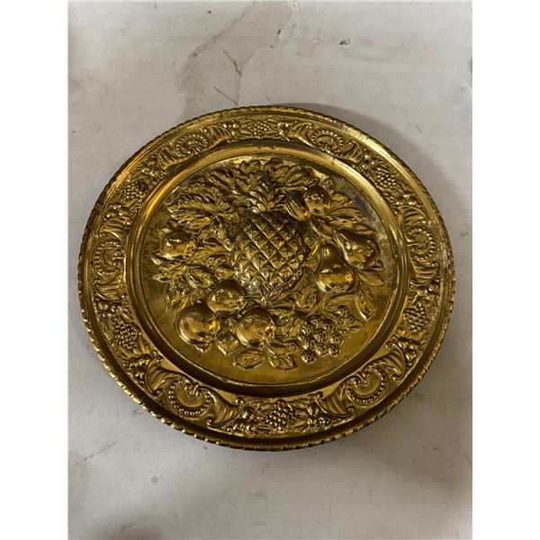 Brass pineapple charger