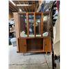 Image 1 : Teak cabinet 54" x 9" x 68.5 tall two-piece tall