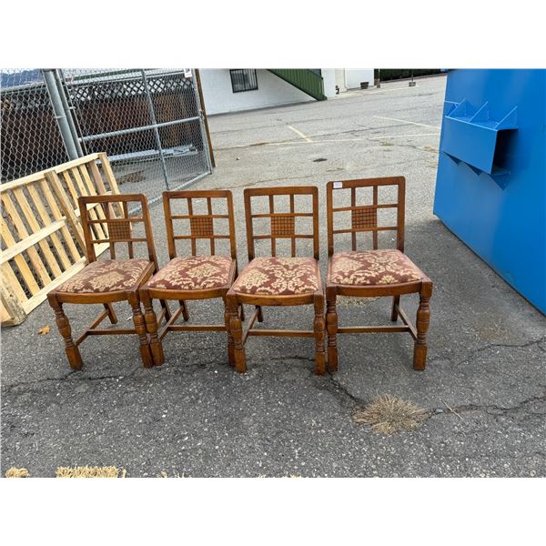 Set up for Oak chairs