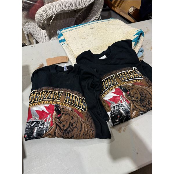 Small shirts, and blanket