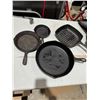 Image 1 : 4 cast-iron, frying pans