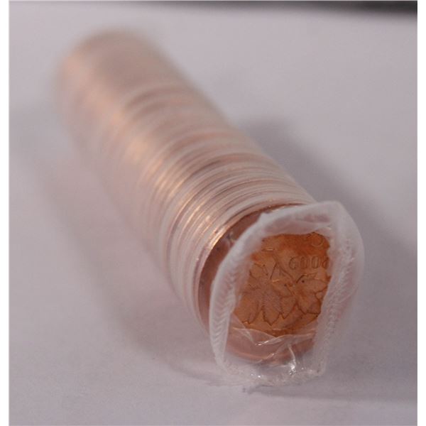 SCARCE 2009 NON MAGNETIC CANADA 1c MINT ROLL