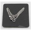 Image 1 : #62-STERLING SILVER NECKLACE 2 PCS