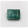 Image 1 : #133-GREEN EMERALD GEMSTONE 128.50 CT