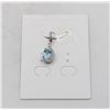 Image 1 : #183-SKY BLUE TOPAZ & CZ PENDANT
