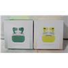 Image 1 : 2 NEW PAIRS OF AIRBUDS PRO 1 YELLOW 1 GREEN
