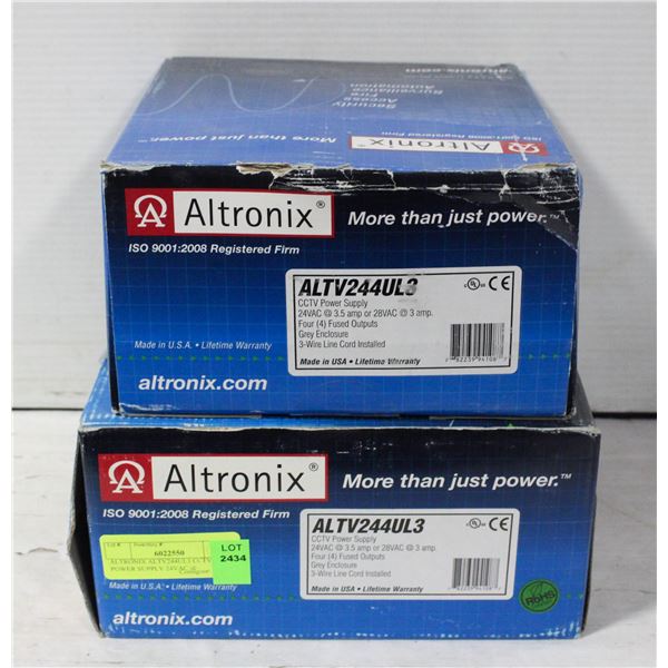 ALTRONIX ALTV244UL3 CCTV POWER SUPPLY 24VAC @