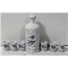 Image 1 : BARBADOS FLYING FISH CANISTER & 6 SHOT GLASSES