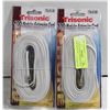 Image 1 : PACK OF 2 100 FT TRISONIC LINE CORD MODULAR