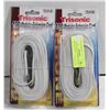 Image 1 : PACK OF 2 100 FT TRISONIC LINE CORD MODULAR