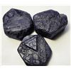 Image 1 : 7)  LOT OF 3 NATURAL ROUGH SAPPHIRE GEMSTONE