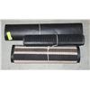 Image 1 : SET OF 3 RUBBER BACKED BLACK & WHITE AREA RUNNER