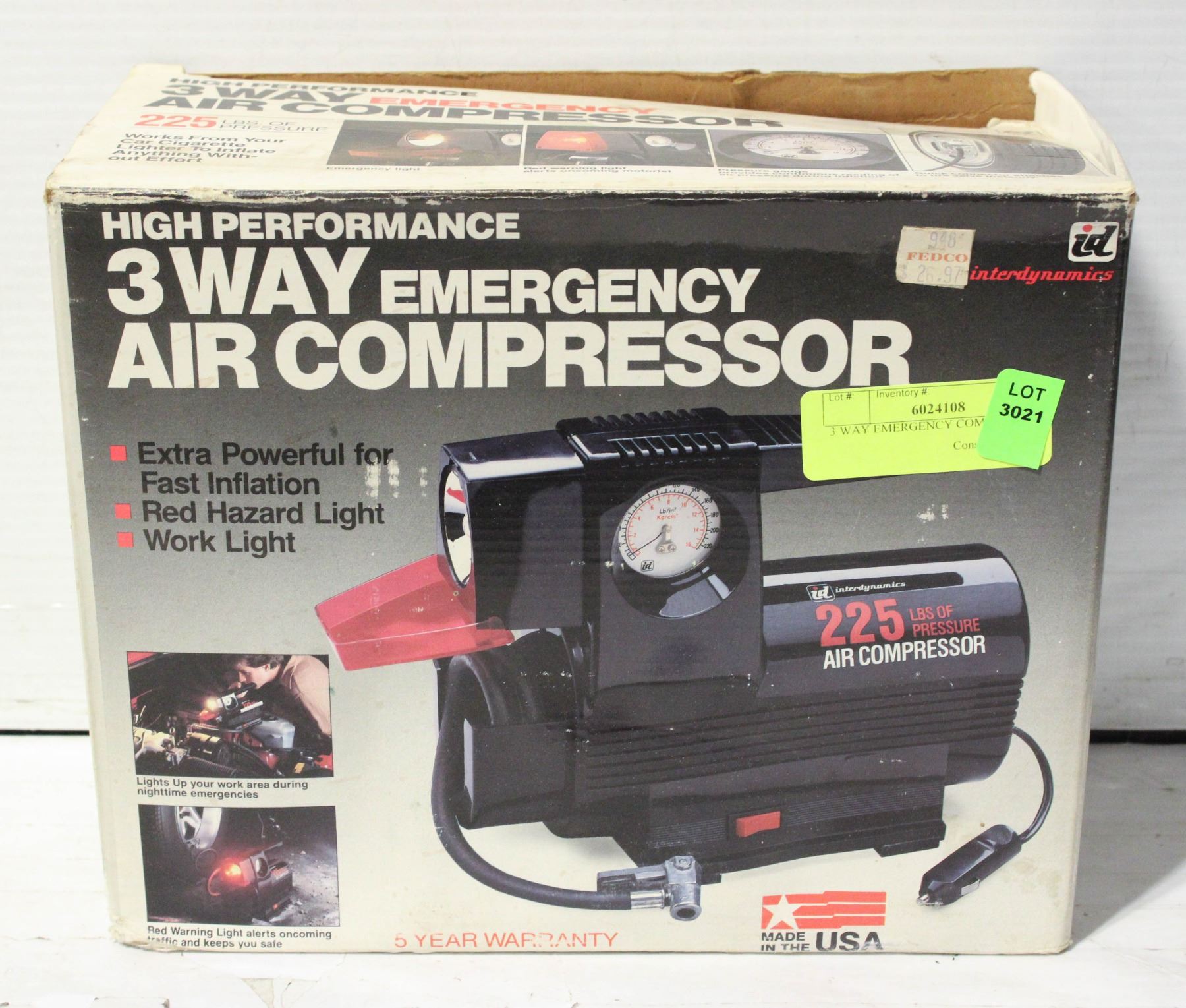 Emergency Compressor 3 WAY EMERGENCY COMPRESSOR