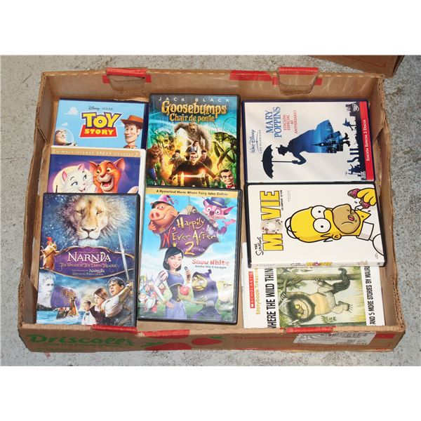 9 CHILDREN DVD'S
