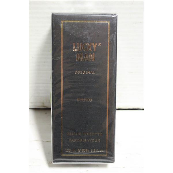 NEW SEALED LUCKY MAN ORIGINAL PARIS 100ML EAU DE