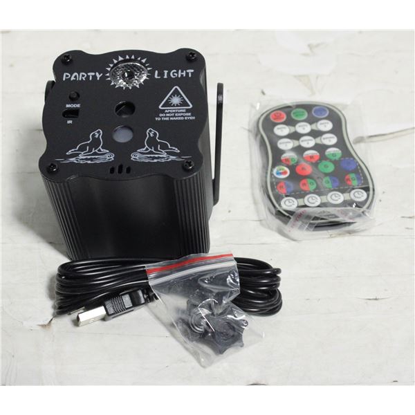 PARTY DISCO LIGHTS WITH REMOTE