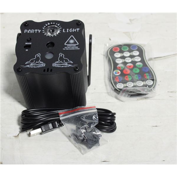 PARTY DISCO LIGHTS WITH REMOTE