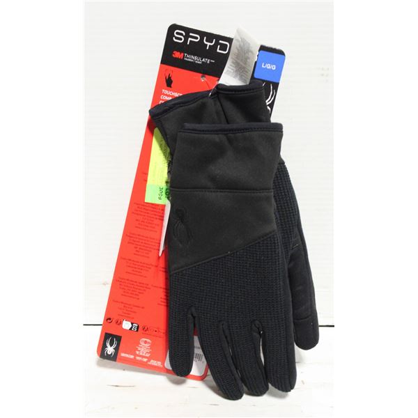 SPYDER MEN'S CORE CONDUCT GLOVES, SIZE XL