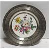 Image 1 : RISKIN PEWTER FLORAL CERAMIC