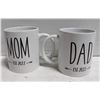 Image 1 : SET OF 2 COFFE MUGS - PREGNACY PARENTS TO BE