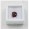 Image 1 : #173-UNHEATED DARK RED GARNET  GEMSTONE 3.51CT