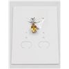 Image 1 : #48-UNHEATED CITRINE  & CZ GEMSTONE PENDANT