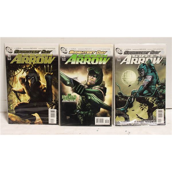 GREEN ARROW BRIGHTEST DAY#4#5#6 FROM 2010+2011