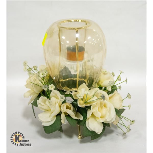 VINTAGE GLASS CANDLE GLOBE