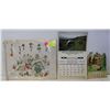 Image 1 : VINTAGE CALENDS AND ORIENTAL WALL ART