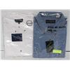 Image 1 : NEW MEN'S SHIRTS 1DENIM 1WHITE SIZE 2XL
