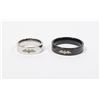 Image 1 : NEW BAT THEME COUPLES STAINLESS STEEL RINGS SIZE 7