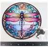 Image 1 : NEW 6" DRAGON FLY THEME HANGING WINDOW LIGHT