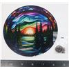 Image 1 : NEW 6" AURORA BOREALIS THEME HANGING WINDOW LIGHT